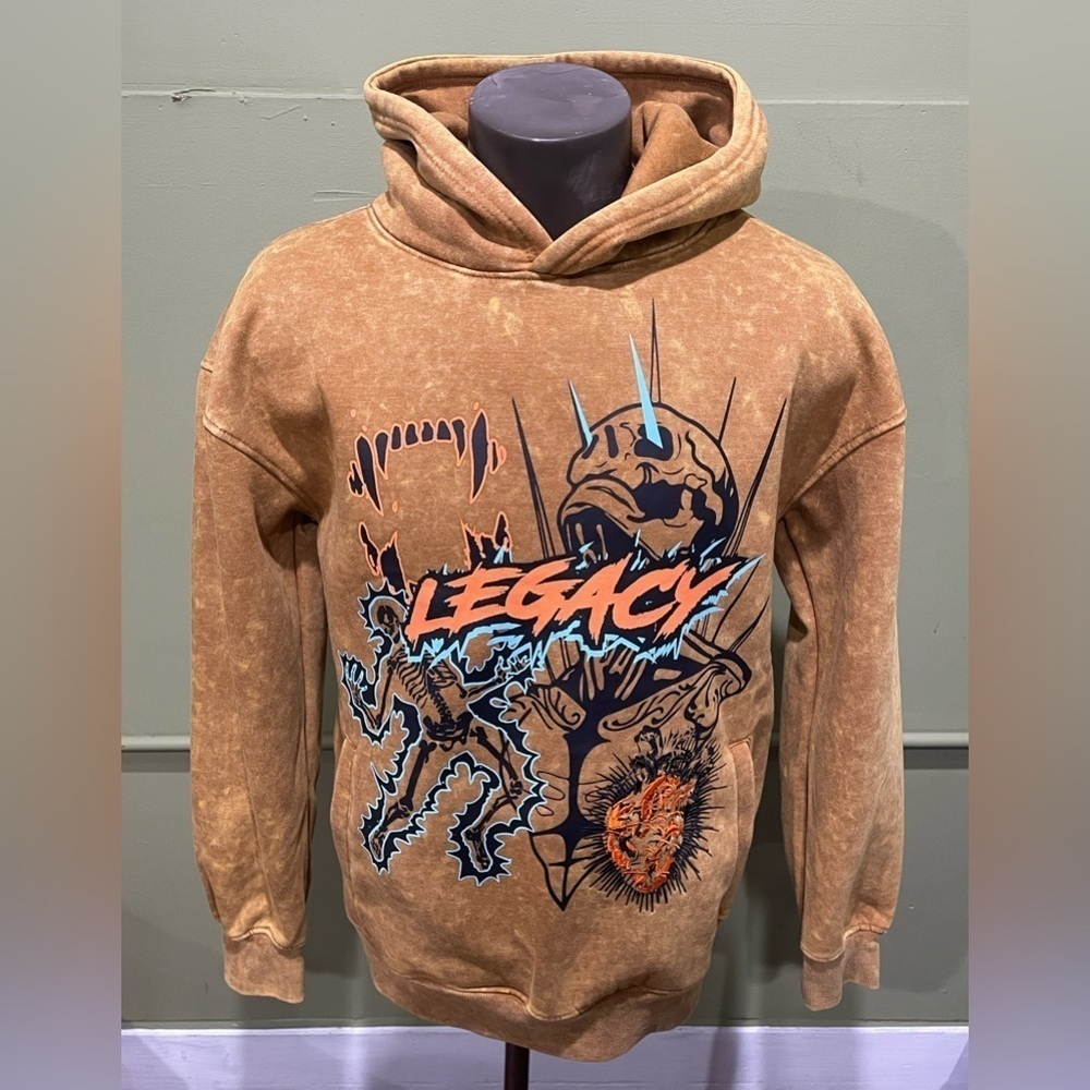 Bleecker&Mercer hoody pullover fleece timber